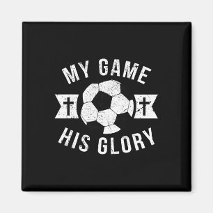 Aimant Cadeaux de football chrétiens pour adolescents gar