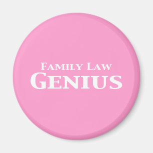 Aimant Cadeaux de génie du droit de la famille