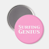 Aimant Cadeaux de génie du surf (Recto/Verso)