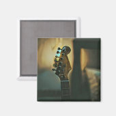 Aimant Cadeaux de guitare vintages (Recto/Verso)