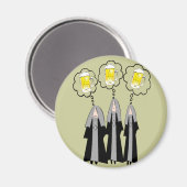 Aimant Cadeaux de la religieuse catholique~~Hilarié (Recto/Verso)