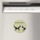 Aimant Cadeaux de la religieuse catholique "Soeurs tordue (In Situ (Lave-vaisselle))