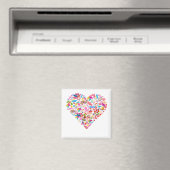 Aimant Cadeaux de la Saint-Valentin Design en forme de cœ (In Situ (Lave-vaisselle))