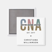 Aimant Cadeaux de l'adjoint aux soins infirmiers certifié (Recto/Verso)