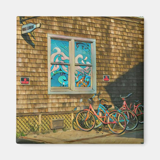 Aimant Cadeaux de luxe pour cyclistes (Devant)