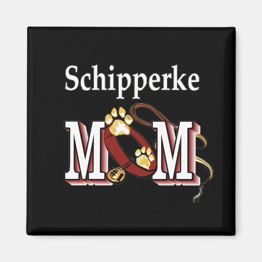 Aimant Cadeaux de maman Schipperke (Devant)