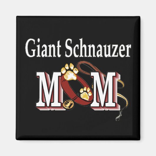 Aimant Cadeaux de maman Schnauzer géant (Devant)