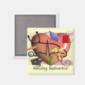 Aimant Cadeaux de Merci de l'instructeur en soins infirmi (Recto/Verso)