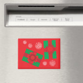 Aimant Cadeaux de Noël (In Situ (Lave-vaisselle))