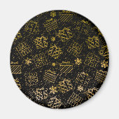 Aimant Cadeaux de Noël 8 (Devant)