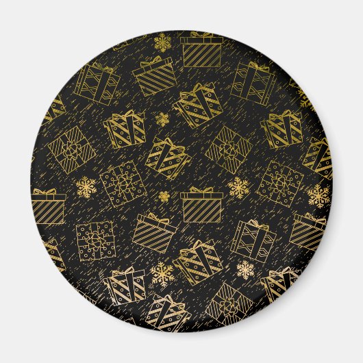 Aimant Cadeaux de Noël 8 (Devant)