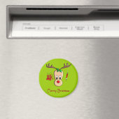 Aimant Cadeaux de Noël de Reindeer Phlebotomiste (In Situ (Lave-vaisselle))
