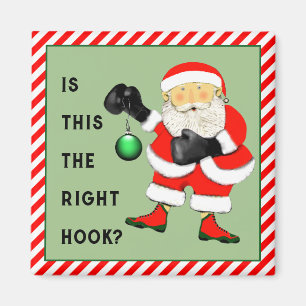 Aimant Cadeaux de Noël pour la boxe