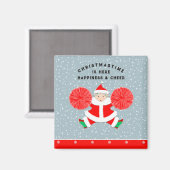 Aimant Cadeaux de Noël pour meneuses de claque (Recto/Verso)