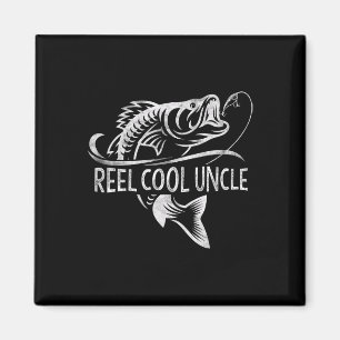 Aimant Cadeaux de pêche Oncle vraiment cool Oncle Fête de