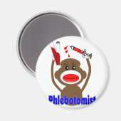 Aimant Cadeaux de phlébotomie de singe de choq—Adorable (Recto/Verso)