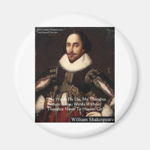 Aimant Cadeaux de sagesse de Shakespeare "Paroles dans le
