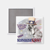 Aimant Cadeaux de Schnauzer miniature (Recto/Verso)