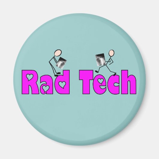 Aimant Cadeaux de technicien en radiologie "Rad Tech" (Devant)
