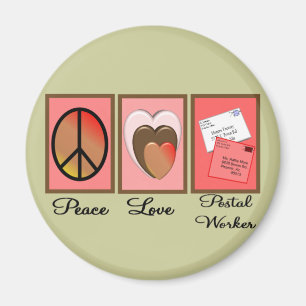 Aimant Cadeaux de travailleur de courrier