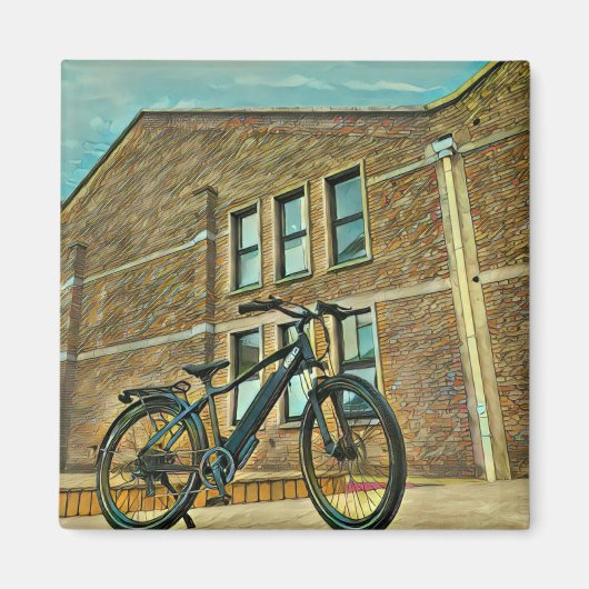 Aimant Cadeaux de vélo pour elle (Devant)