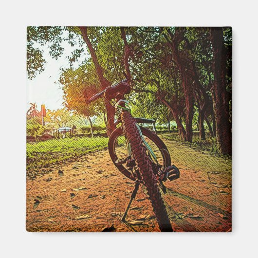 Aimant cadeaux de VTT (Devant)