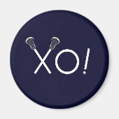 Aimant Cadeaux d'équipe de crosse (Devant)