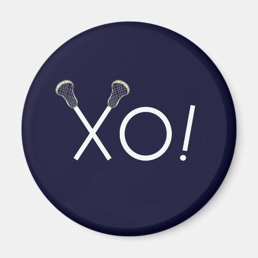 Aimant Cadeaux d'équipe de crosse (Devant)