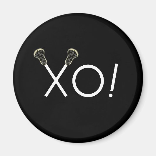 Aimant Cadeaux d'équipe de crosse (Devant)