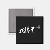 Aimant Cadeaux d'évolution de golf sur disque (Recto/Verso)