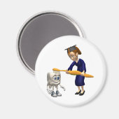 Aimant Cadeaux d'hygiène dentaire ou de dentiste (Recto/Verso)