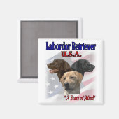 Aimant Cadeaux du Labrador Retriever (Recto/Verso)