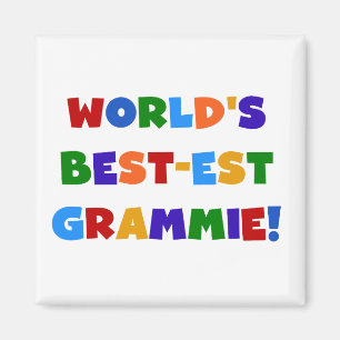 Aimant Cadeaux du Meilleur-est Grammie du monde lumineux