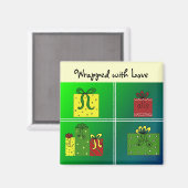 Aimant Cadeaux en jolies enveloppes (Recto/Verso)