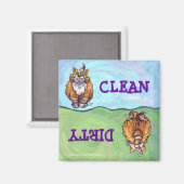 Aimant Cadeaux et accessoires de chats de gingembre (Recto/Verso)