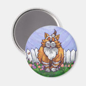 Aimant Cadeaux et accessoires de chats de gingembre (Recto/Verso)