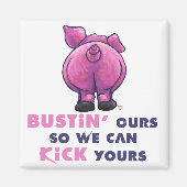 Aimant Cadeaux et accessoires de cochon (Devant)