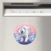Aimant Cadeaux et accessoires d'ours polaire (In Situ (Lave-vaisselle))