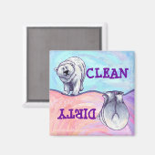 Aimant Cadeaux et accessoires d'ours polaire (Recto/Verso)