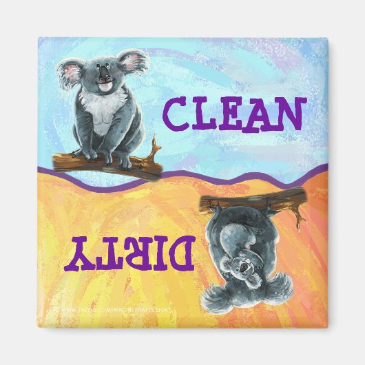 Aimant Cadeaux et accessoires pour ours Koala (Devant)