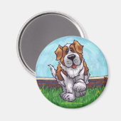 Aimant Cadeaux et accessoires St. Bernard (Recto/Verso)