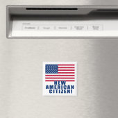Aimant Cadeaux et tee-shirts des nouveaux citoyens améric (In Situ (Lave-vaisselle))