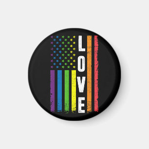 Aimant Cadeaux gay pride Hommes Femmes LGBT Arc-en-ciel D