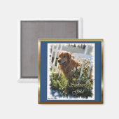 Aimant Cadeaux Golden Retriever (Recto/Verso)