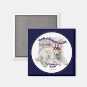 Aimant Cadeaux Goldendoodle (Recto/Verso)