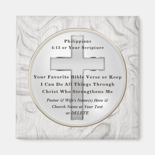 Aimant Cadeaux Inspirationnels uniques et bon marché en V (Devant)