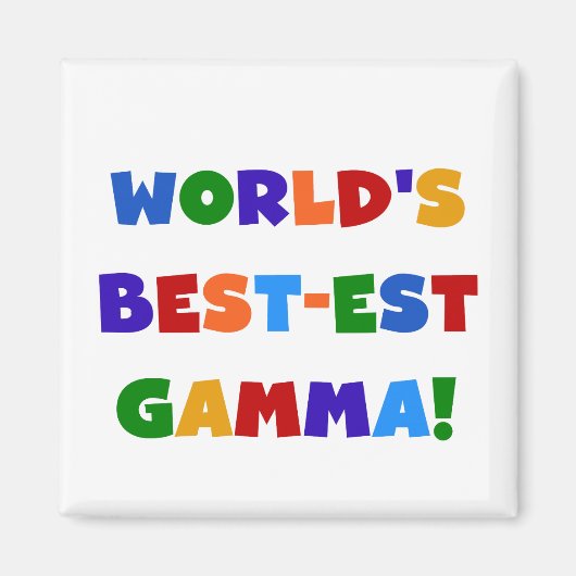 Aimant Cadeaux lumineux gamma de couleurs du Meilleur-est (Devant)