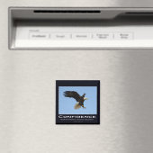 Aimant Cadeaux Motivationnels de l'aigle chauve (In Situ (Lave-vaisselle))