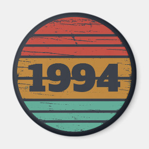 Aimant Cadeaux personnalisés vintages de 30e anniversaire