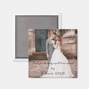 AIMANT CADEAUX POUR LES INVITÉS DE MARIAGE
